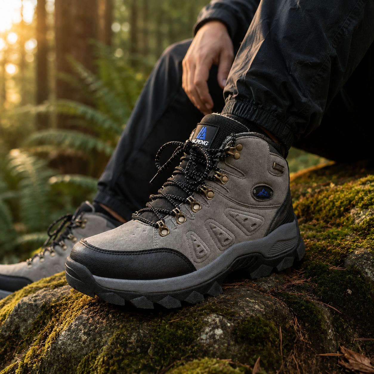 Heren All-Terrain Wandelschoenen Waterafstotend Ademend Antislip Lichtgewicht