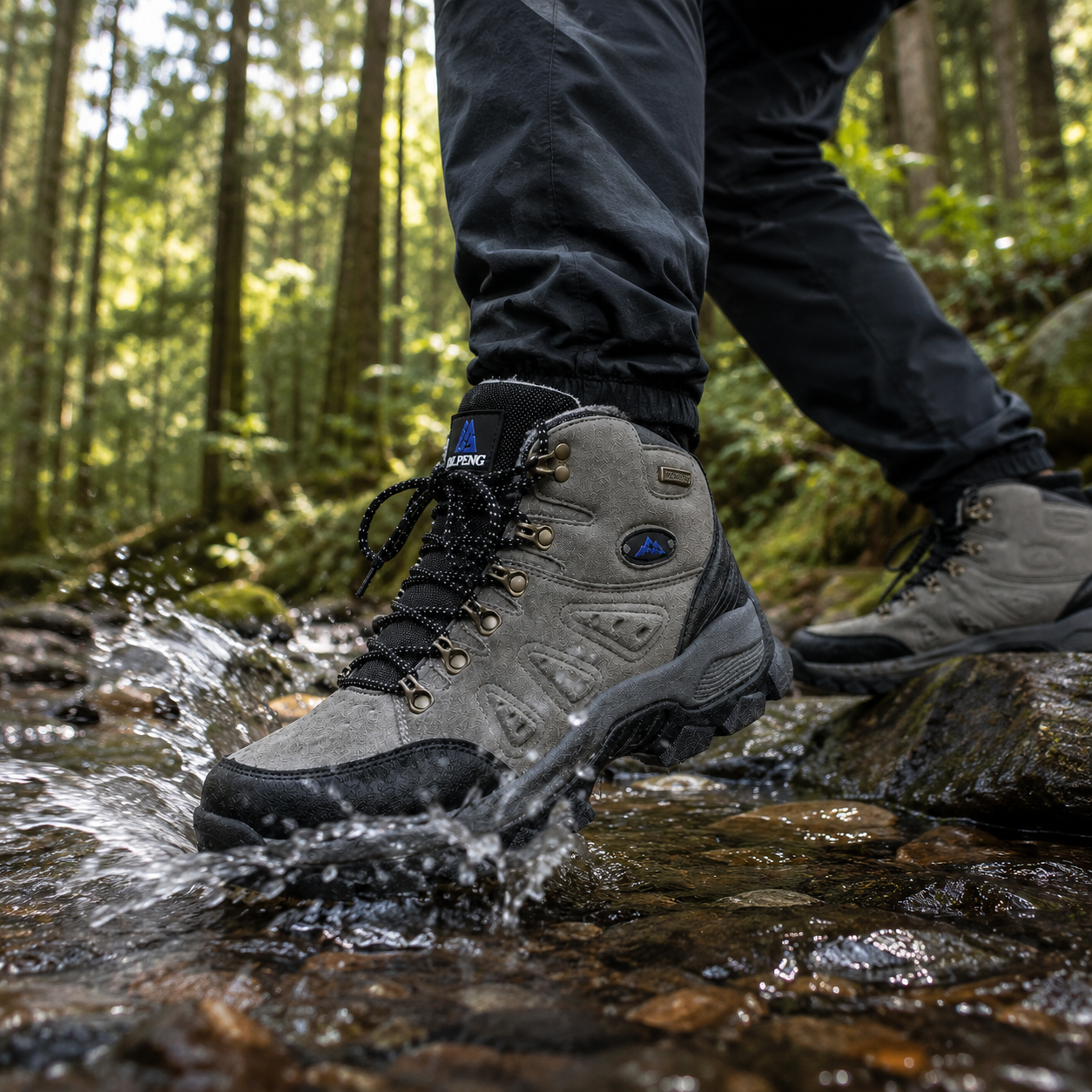 Heren All-Terrain Wandelschoenen Waterafstotend Ademend Antislip Lichtgewicht