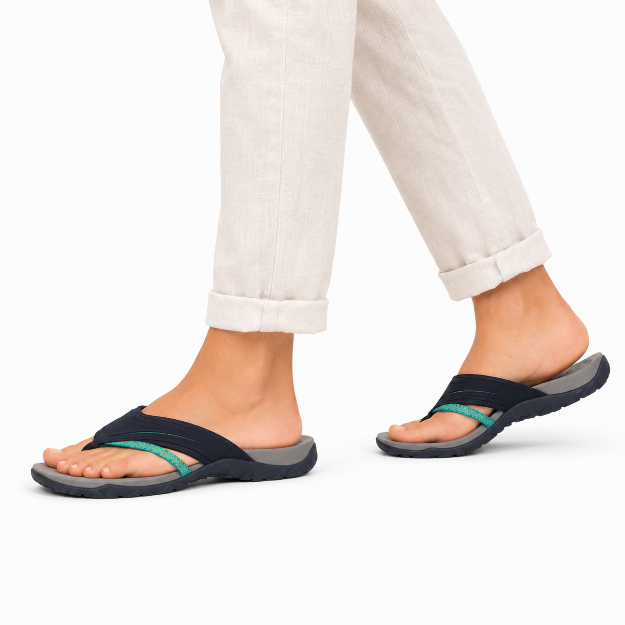 Dames Teenslippers Ergonomische Zool Lichtgewicht Stabiele Pasvorm Zomer