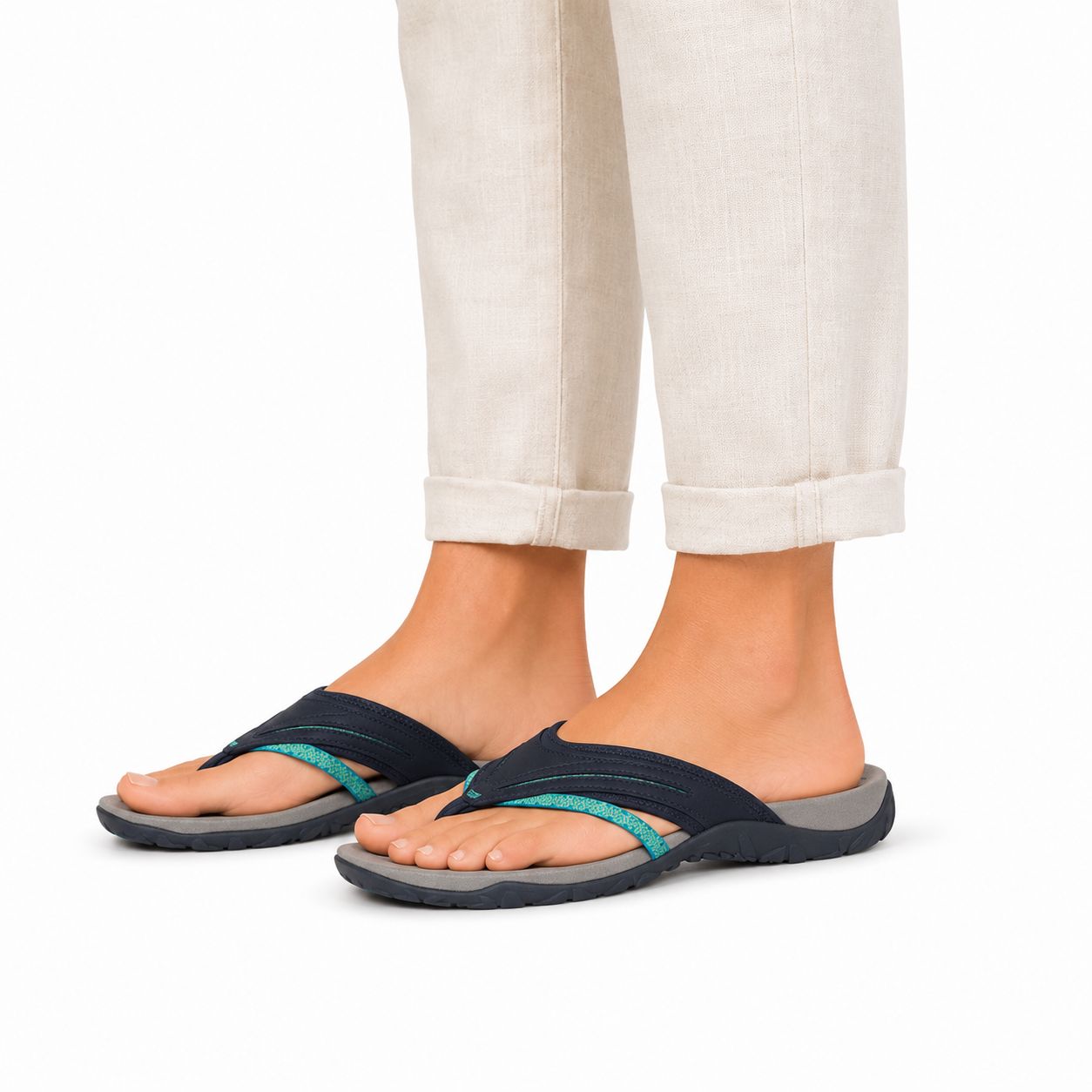 Dames Teenslippers Ergonomische Zool Lichtgewicht Stabiele Pasvorm Zomer