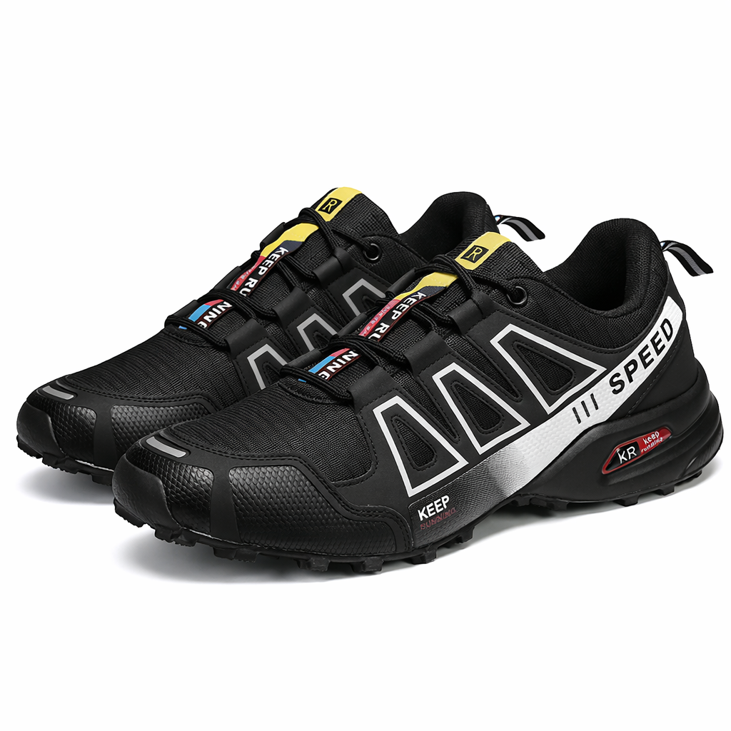 Heren Lage Lichtgewicht Waterdichte Wandelschoenen met Gripvaste Zool en Ademend Ontwerp