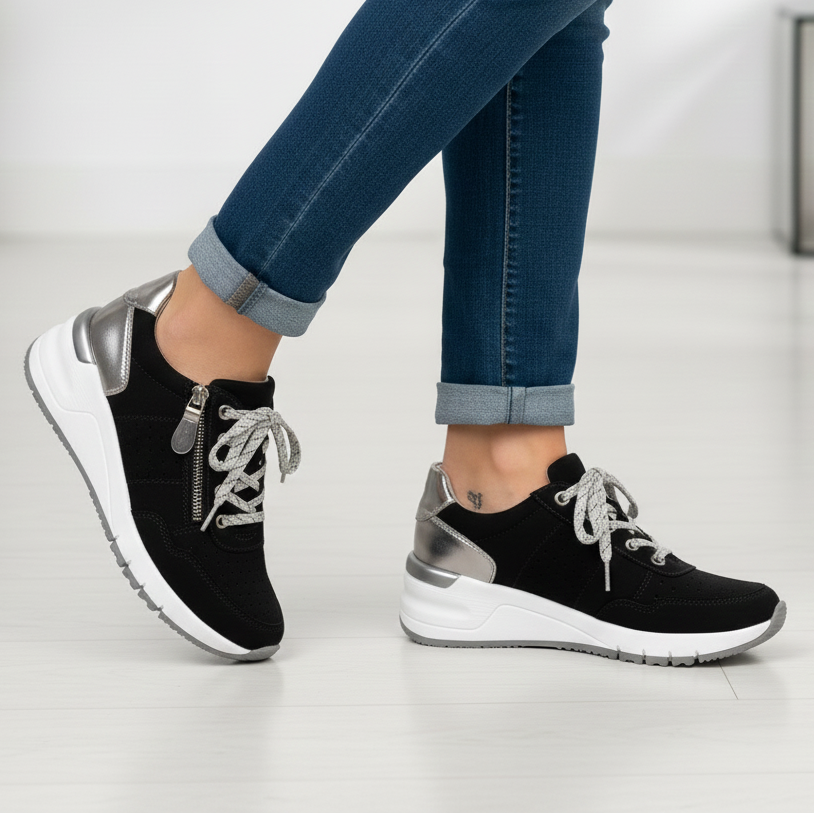 Dames Casual Sneakers – Comfortabele Pasvorm met Lichte Demping