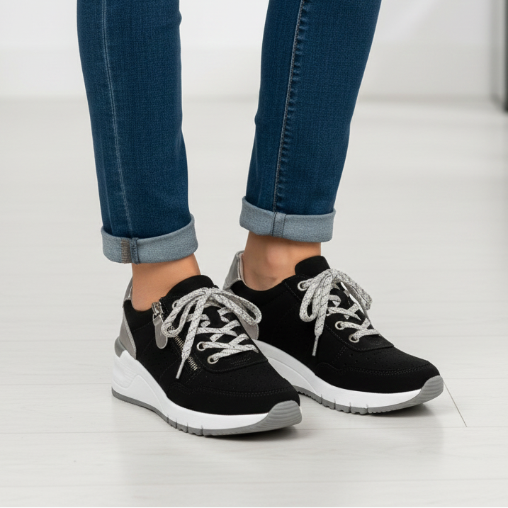 Dames Casual Sneakers – Comfortabele Pasvorm met Lichte Demping