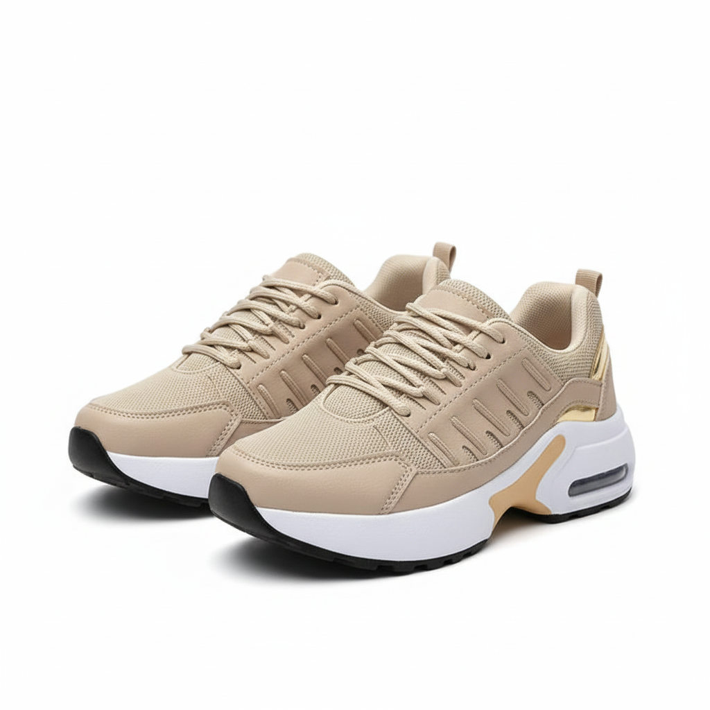 Dames Comfortabele Sneakers – Zacht demping en Stevige Ondersteuning