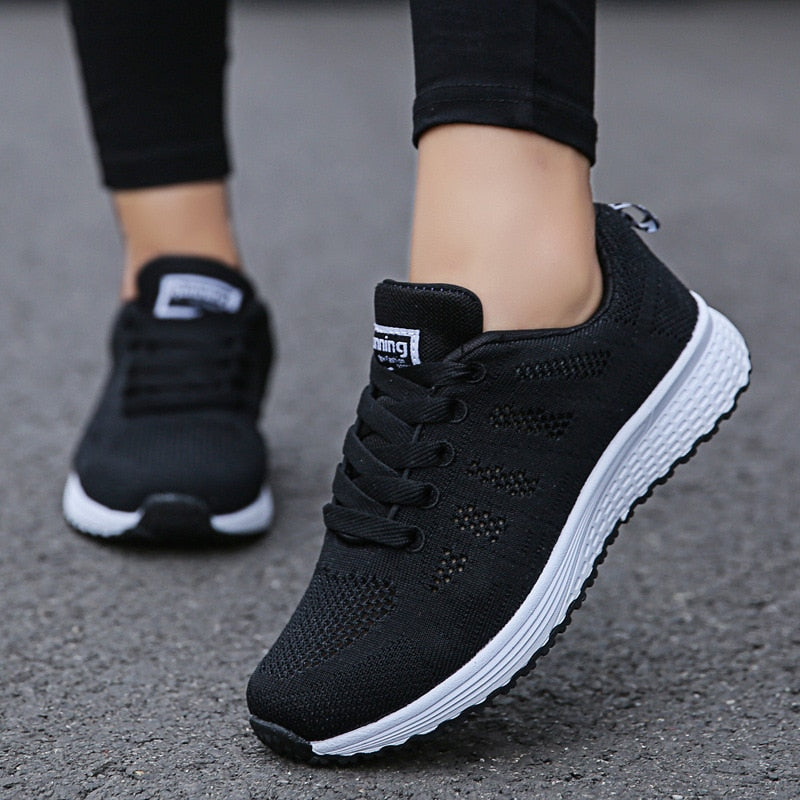 Dames Fitness Schoenen Lichtgewicht Ademend Dempende Zool