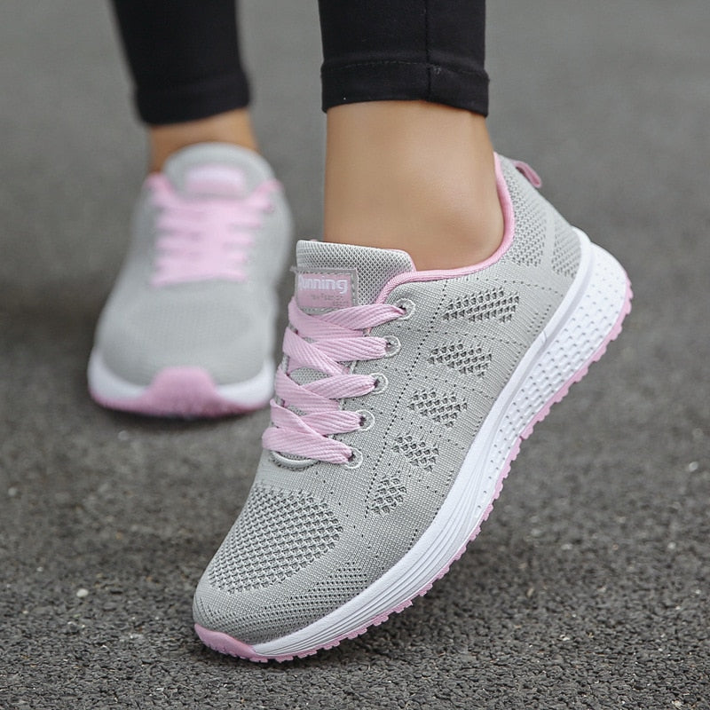 Dames Fitness Schoenen Lichtgewicht Ademend Dempende Zool