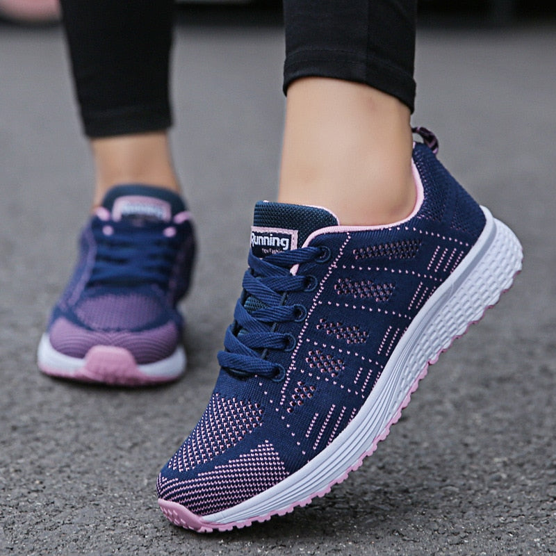 Dames Fitness Schoenen Lichtgewicht Ademend Dempende Zool