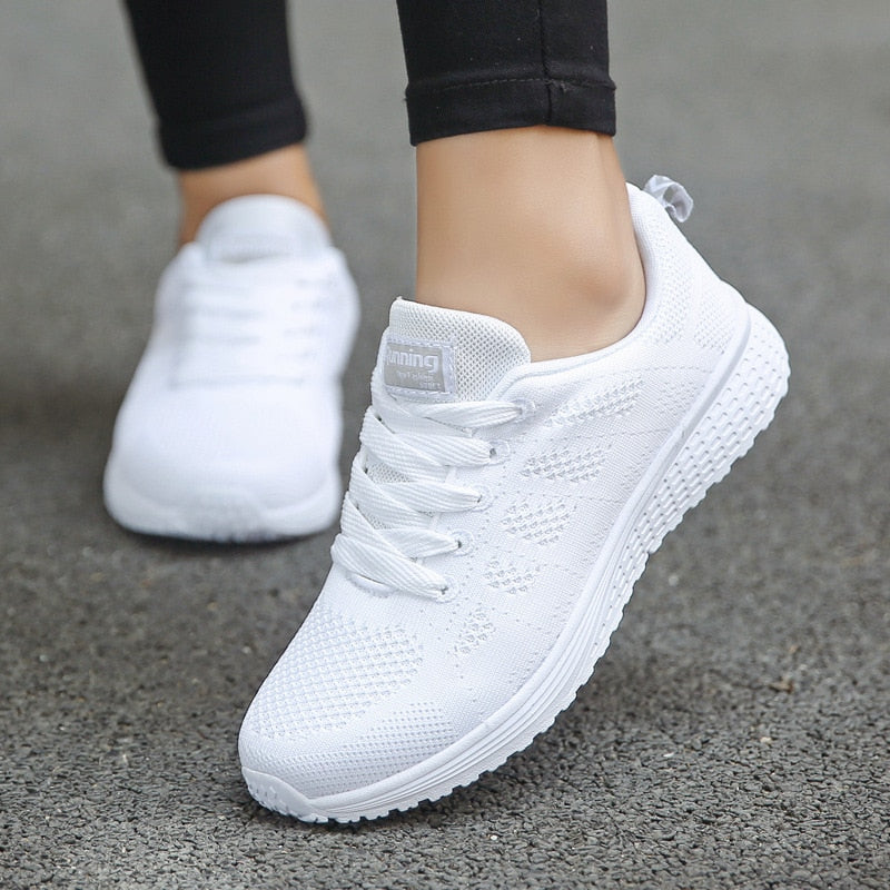 Dames Fitness Schoenen Lichtgewicht Ademend Dempende Zool