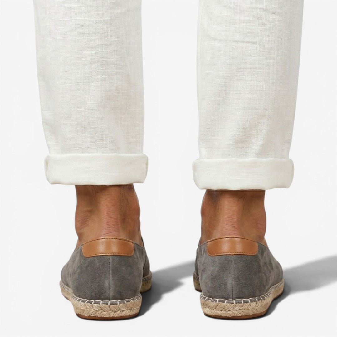 Heren Slip-On Espadrilles Loafers Ademend Lichtgewicht Strand Zomer