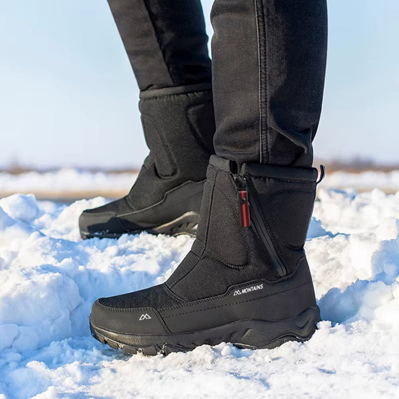 Dames Heren Snowboots Warme Voering Dikke Zool Waterafstotend Antislip Winter