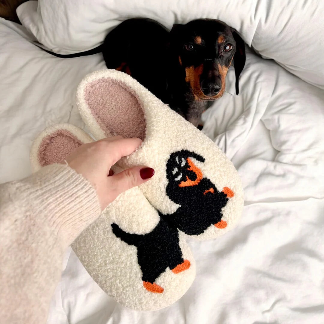 Pantoffels Dierontwerp Warme Voering Katoenen Antislip Zool Winter Unisex