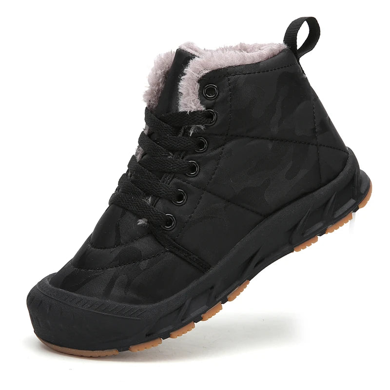 Kinder Warme Gevoerde Schoenen met Brede Teenbox voor Herfst & Winter - WinterWalk