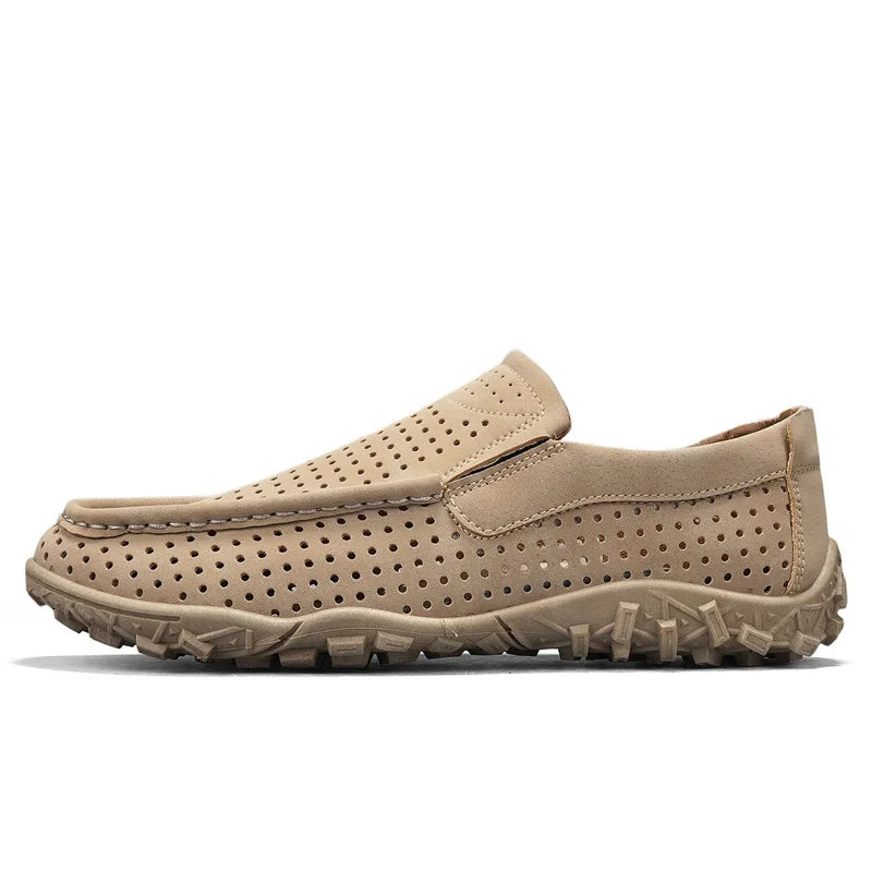 Heren Loafers Instappers Ademend Flexibel Strak Silhouet Lente Zomer