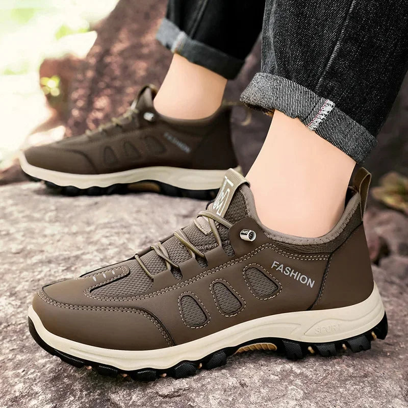 Heren Wandelschoenen Lichtgewicht Ademend Mesh met Elastische Veters Zomer
