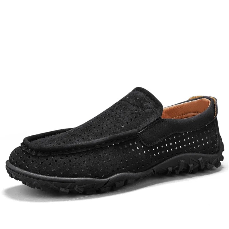 Heren Loafers Instappers Ademend Flexibel Strak Silhouet Lente Zomer