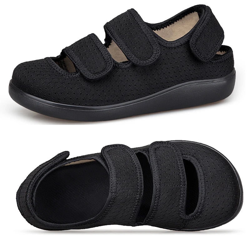 Extra Brede Voeten Sandalen Ademend Lichtgewicht Antislip Zomer