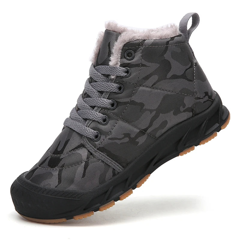 Kinder Warme Gevoerde Schoenen met Brede Teenbox voor Herfst & Winter - WinterWalk