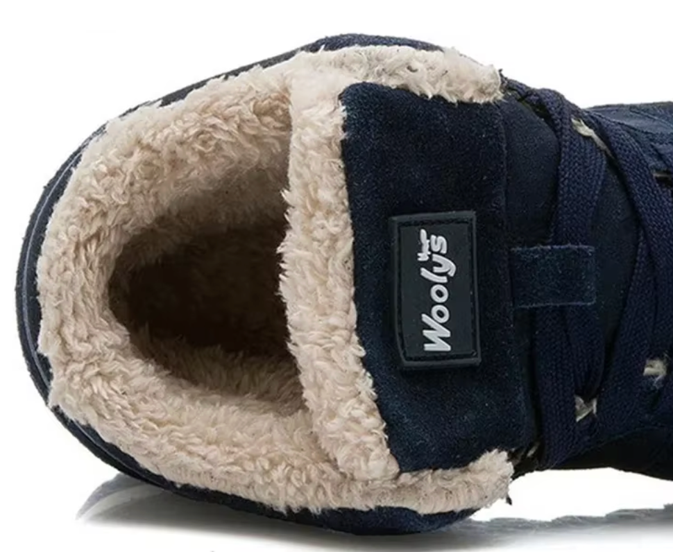 Dames en Heren Gevoerde Enkelsneakers Warm met Antislip Zool - Winter Sneaker