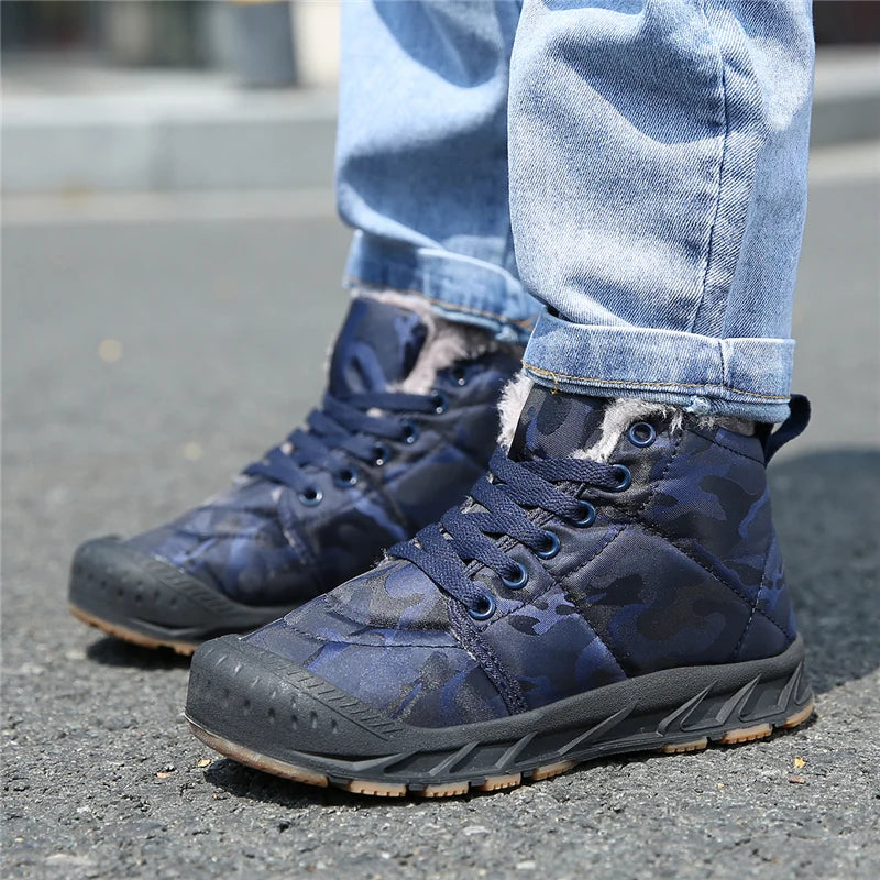 Kinder Warme Gevoerde Schoenen met Brede Teenbox voor Herfst & Winter - WinterWalk