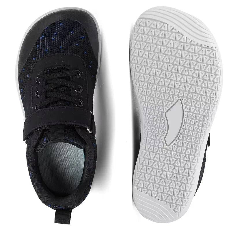 Kinder Barefoot Schoenen Brede Teenbox Zachte Demping – BareFooties