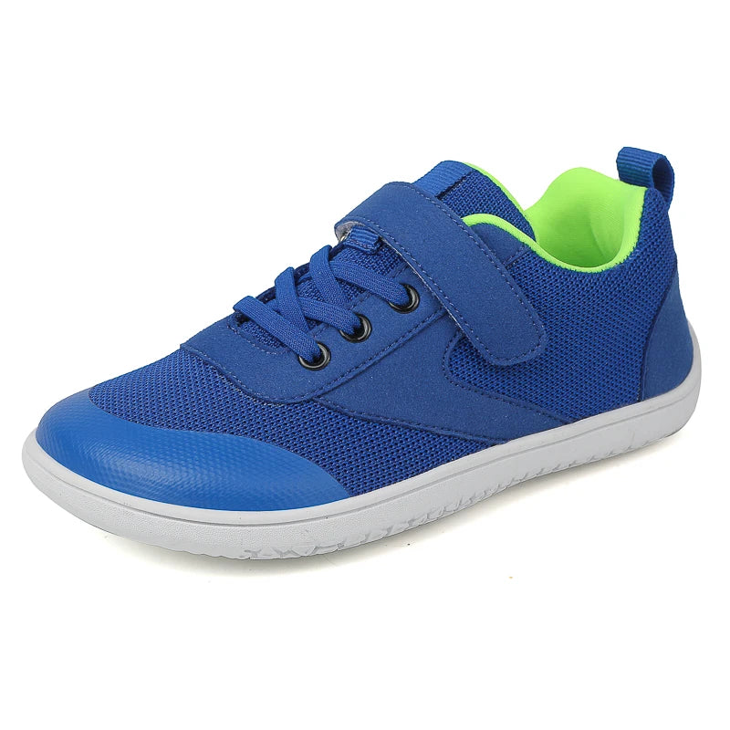 Kinder Barefoot Schoenen Brede Teenruimte Klittenband Flexibele Zool Lichtgewicht