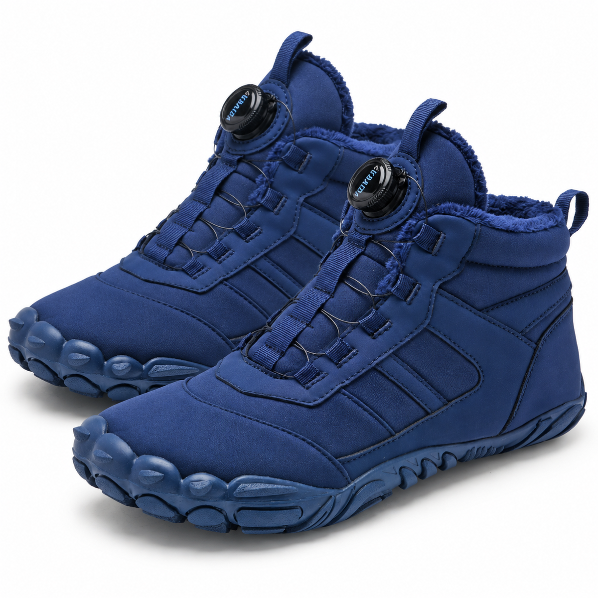 Dames Heren Barefoot Snowboots Fleece Voering Draaiknop Waterafstotend Antislip