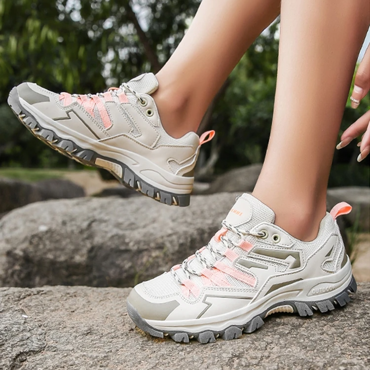 Dames Lage Outdoor Wandelschoenen – Comfort, Grip en Lichte Demping