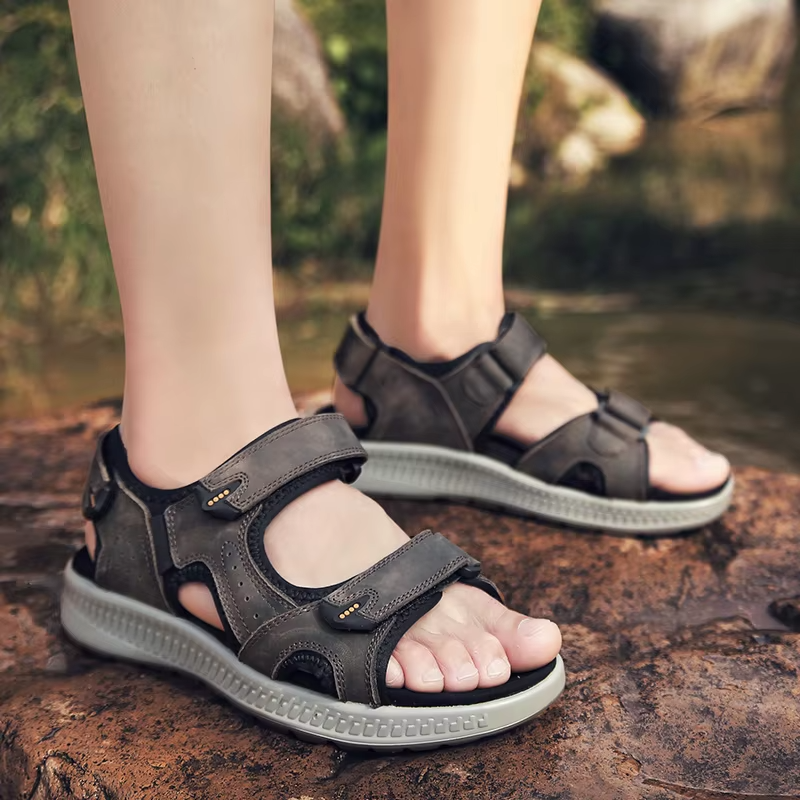 Heren Sandalen Sport Water Antislip Ademend Sneldrogend Klittenband Zomer