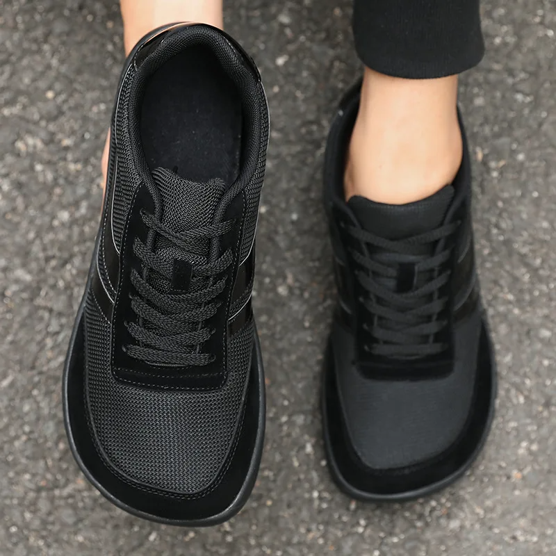 Dames Barefoot Canvas Sneakers met Brede Neus – Ademend en Comfortabel voor Dagelijks Gebruik