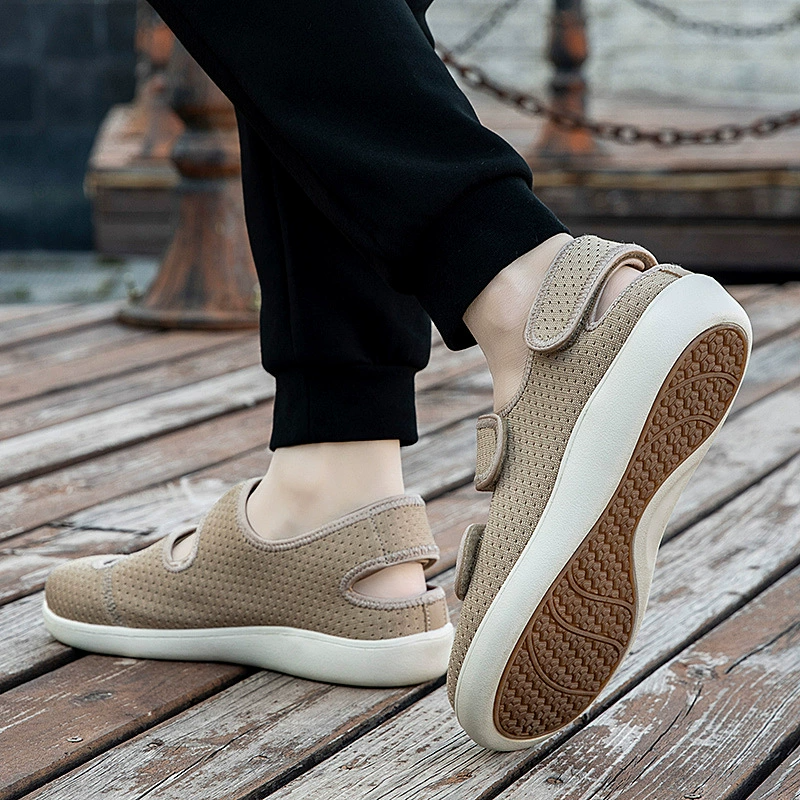 Extra Brede Voeten Sandalen Ademend Lichtgewicht Antislip Zomer