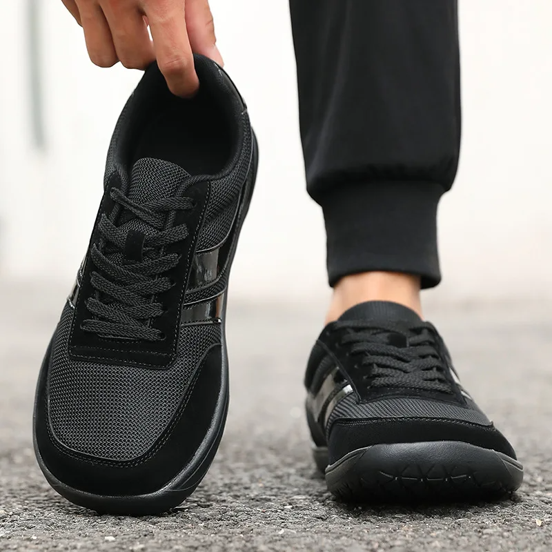 Dames Barefoot Canvas Sneakers met Brede Neus – Ademend en Comfortabel voor Dagelijks Gebruik