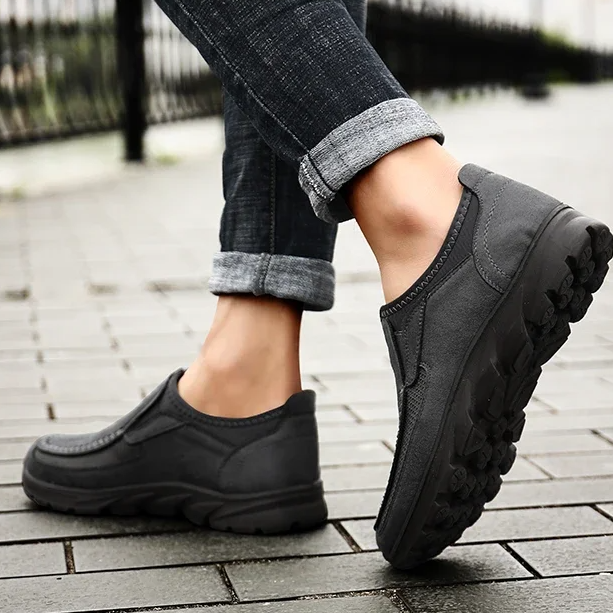 Heren Comfortabele Instappers – Lichtgewicht Casual Schoenen voor Dagelijks Gebruik