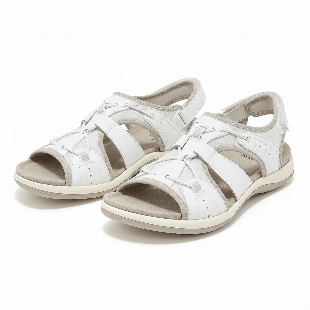 Dames Comfort Sandalen met Zachte Demping en Stevige Grip – Geschikt voor Normale en Brede Voeten