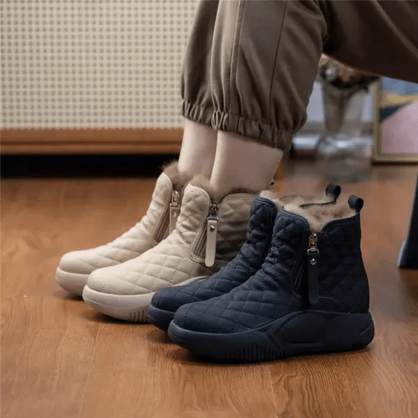 NobleWalk™ - Premium gequiltte enkellaarsjes voor dames - Noble Walk