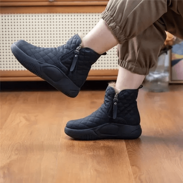 NobleWalk™ - Premium gequiltte enkellaarsjes voor dames - Noble Walk