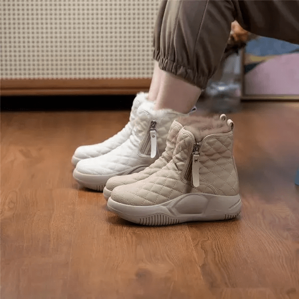 NobleWalk™ - Premium gequiltte enkellaarsjes voor dames - Noble Walk