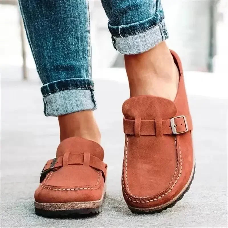 Dames Muiltjes met Platform – Zachte Instapsandalen voor Lente en Zomer