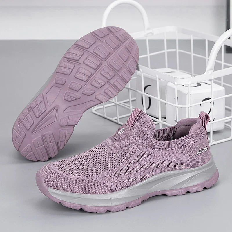 OrthoWalk™ | Slip - On Knit Sneakers - Noble Fashion