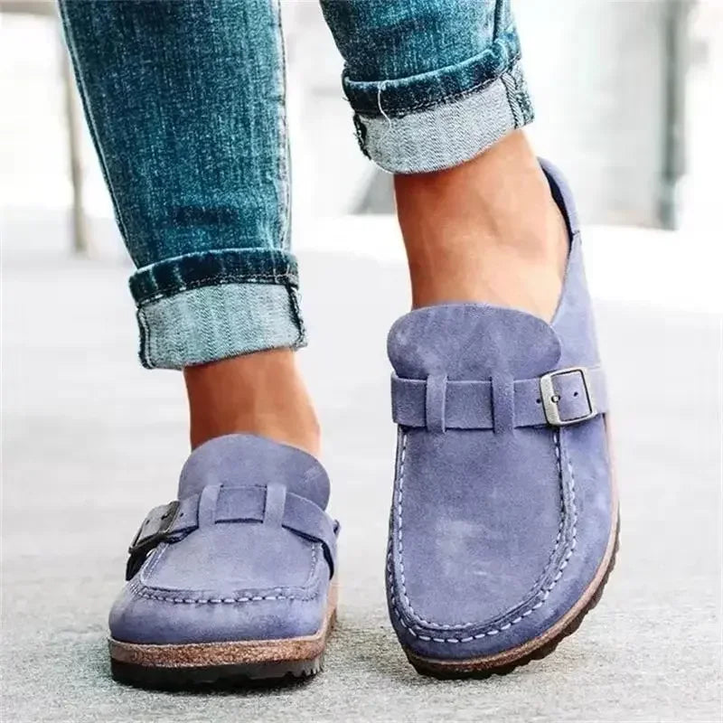 Dames Muiltjes met Platform – Zachte Instapsandalen voor Lente en Zomer