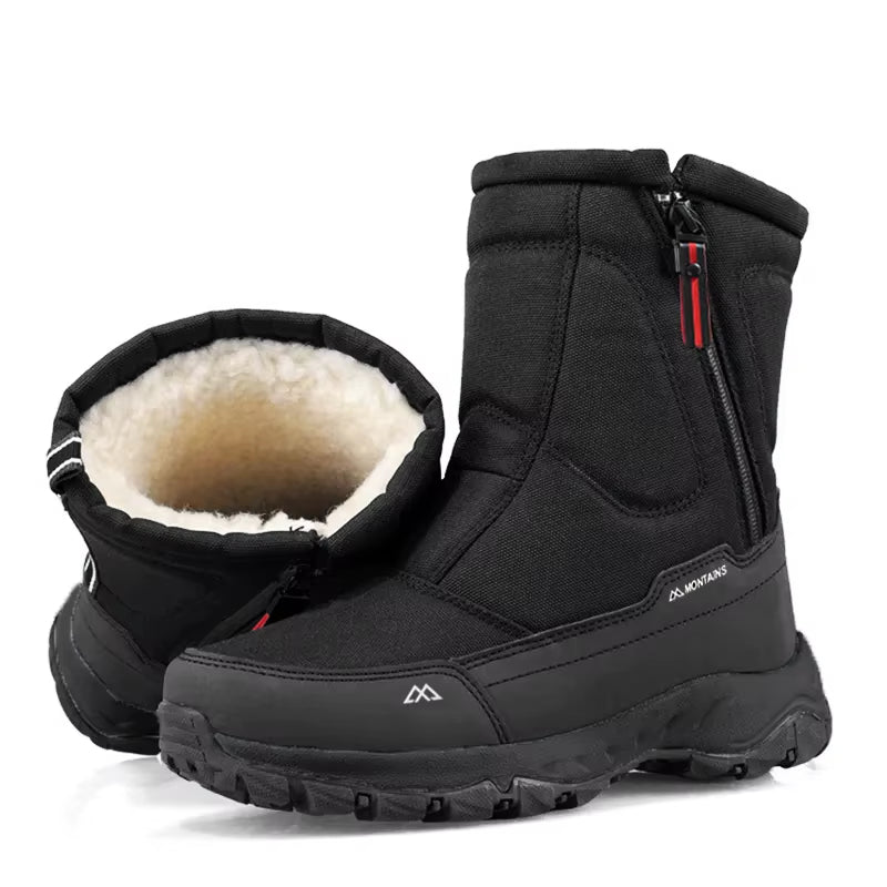 Dames Heren Snowboots Warme Voering Dikke Zool Waterafstotend Antislip Winter