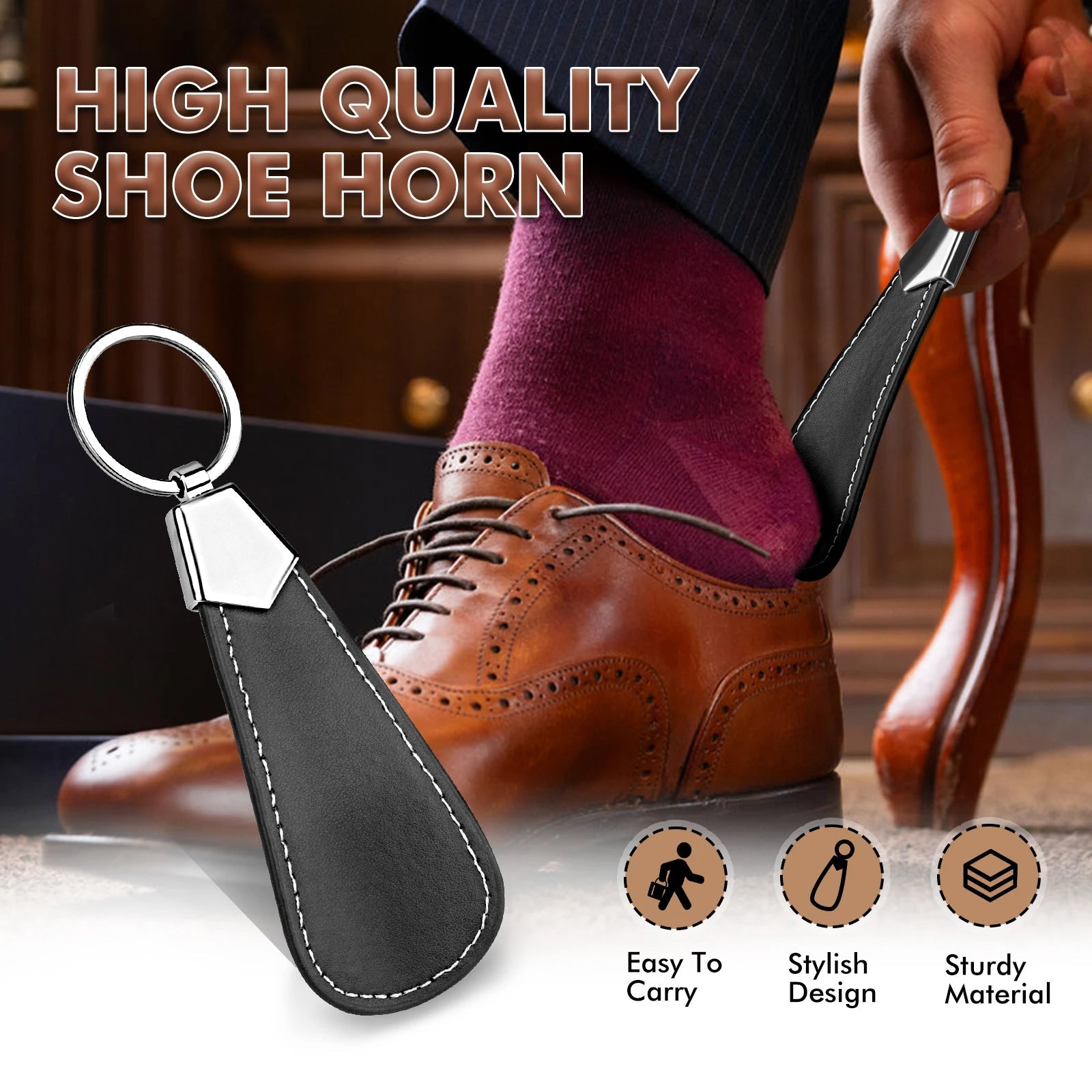 Schoenlepel sleutelhanger - Noble Fashion