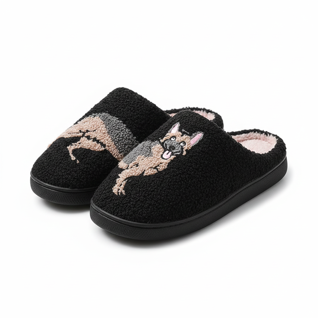 Pantoffels Dierontwerp Warme Voering Katoenen Antislip Zool Winter Unisex