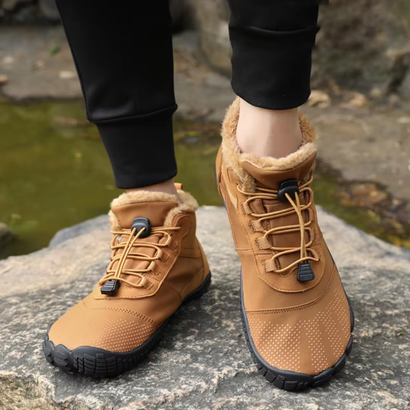 Barefoot Winter Wandelschoenen Fleece Voering Waterafstotend Antislip Buiten