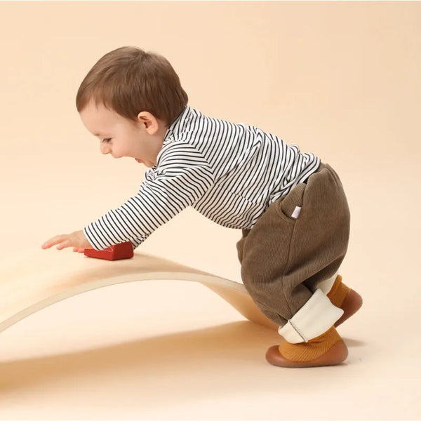 Baby Peuter Barefoot Schoenen Brede Teenbox Zachte Demping - MiniStep