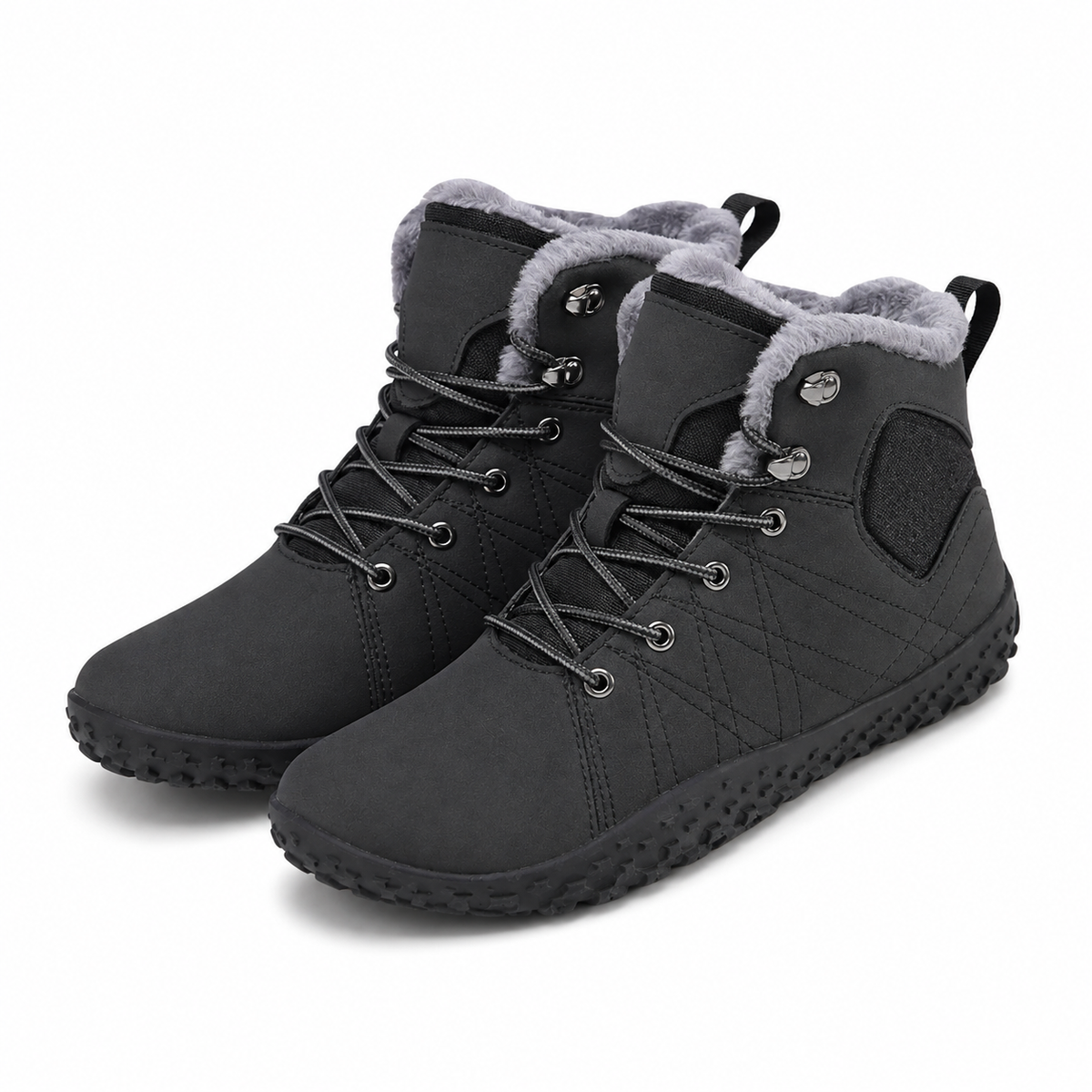 Dames Heren Barefoot Wandelschoenen Gevoerd Flexibele Zool Lichtgewicht Winter