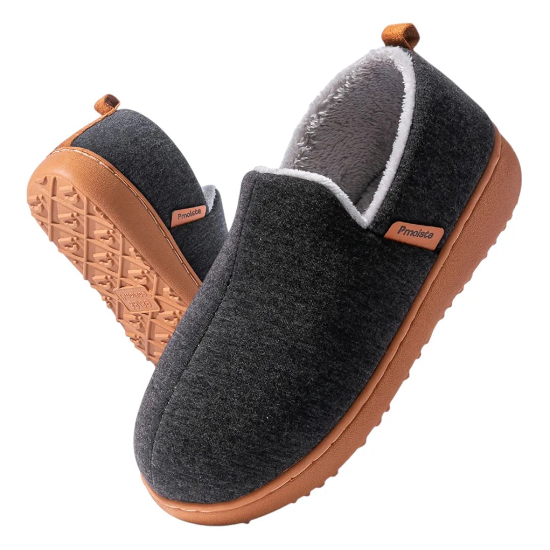 SoleWalk™ | Pantoffels met Harde Zool & Fleece Voering
