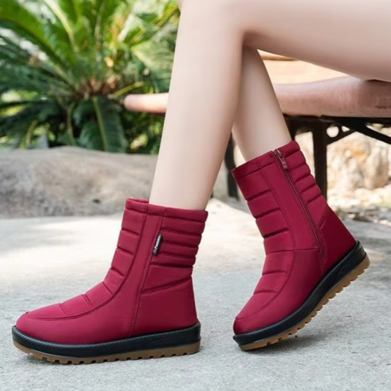 Dames Winterschoenen Thermovoering Breed Antislip Flexibel Lichtgewicht