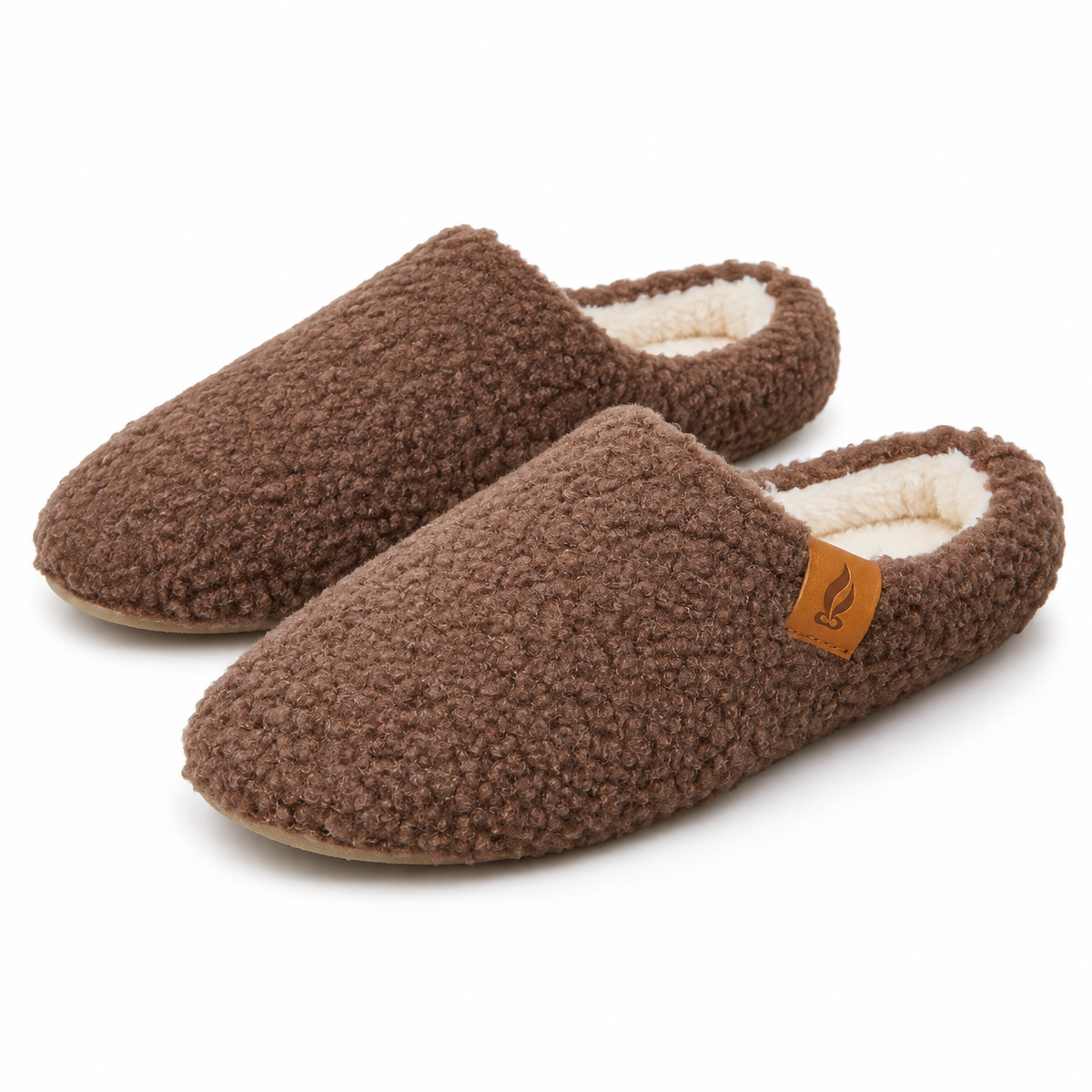Dames Heren Gevoerde Huisslippers Pluche Voering Antislip Dempend Lichtgewicht Winter