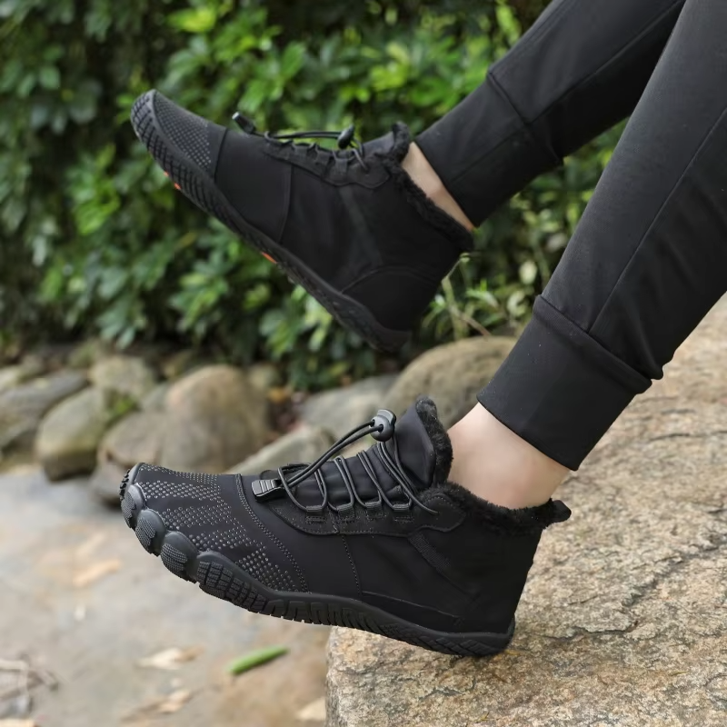 Barefoot Winter Wandelschoenen Fleece Voering Waterafstotend Antislip Buiten