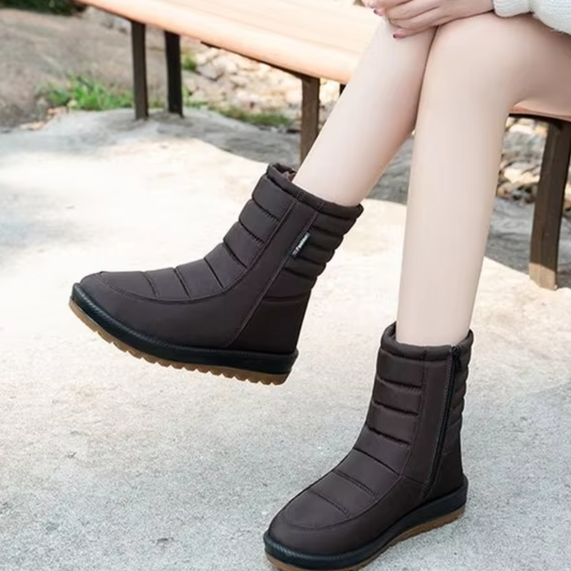 Dames Winterschoenen Thermovoering Breed Antislip Flexibel Lichtgewicht